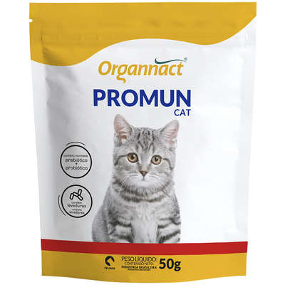 Suplemento Vitamínico Organnact Promun Cat - 50 g