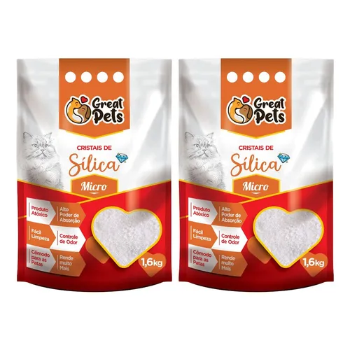 Areia Higiênica de Sílica Micro da marca Great Pets - Imagem 3