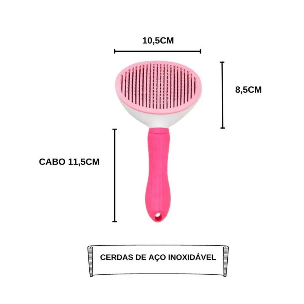 Escova de remoção de pelos LOF-V é um acessório de higiene para cães e gatos - Imagem 3
