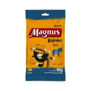 Petisco Magnus Bifinho Palito para Cães Adultos Carne 60g