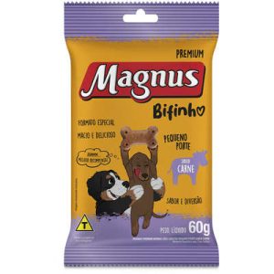 Bifinho Magnus para Cães Adultos Porte Mini e Pequeno Sabor Carne