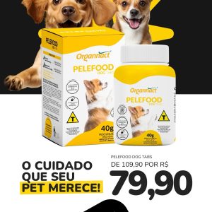 Promoção - Pelefood Dog Tabs da Organnact 40g